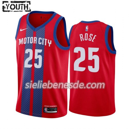 Kinder NBA Detroit Pistons Trikot Derrick Rose 25 Nike 2019-2020 City Edition Swingman
